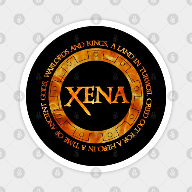 Xena Flames Magnet by CharXena